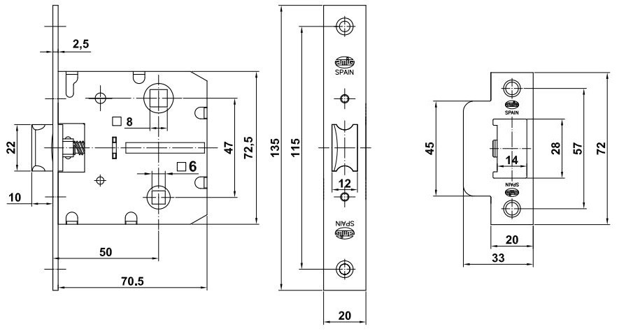 Picaporte unificado