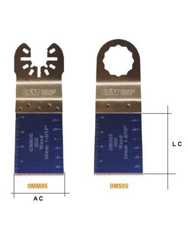 Cuchillas Multicortadora CMT de 34mm Fino